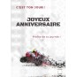 Carte anniversaire ''moto''